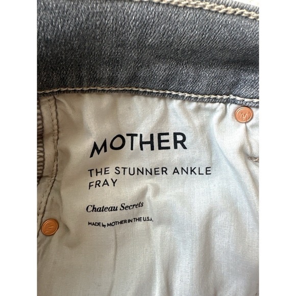 $258 MOTHER - THE STUNNER ANKLE FRAY - CHATEAU SECRETS Size 28 - Picture 7 of 14